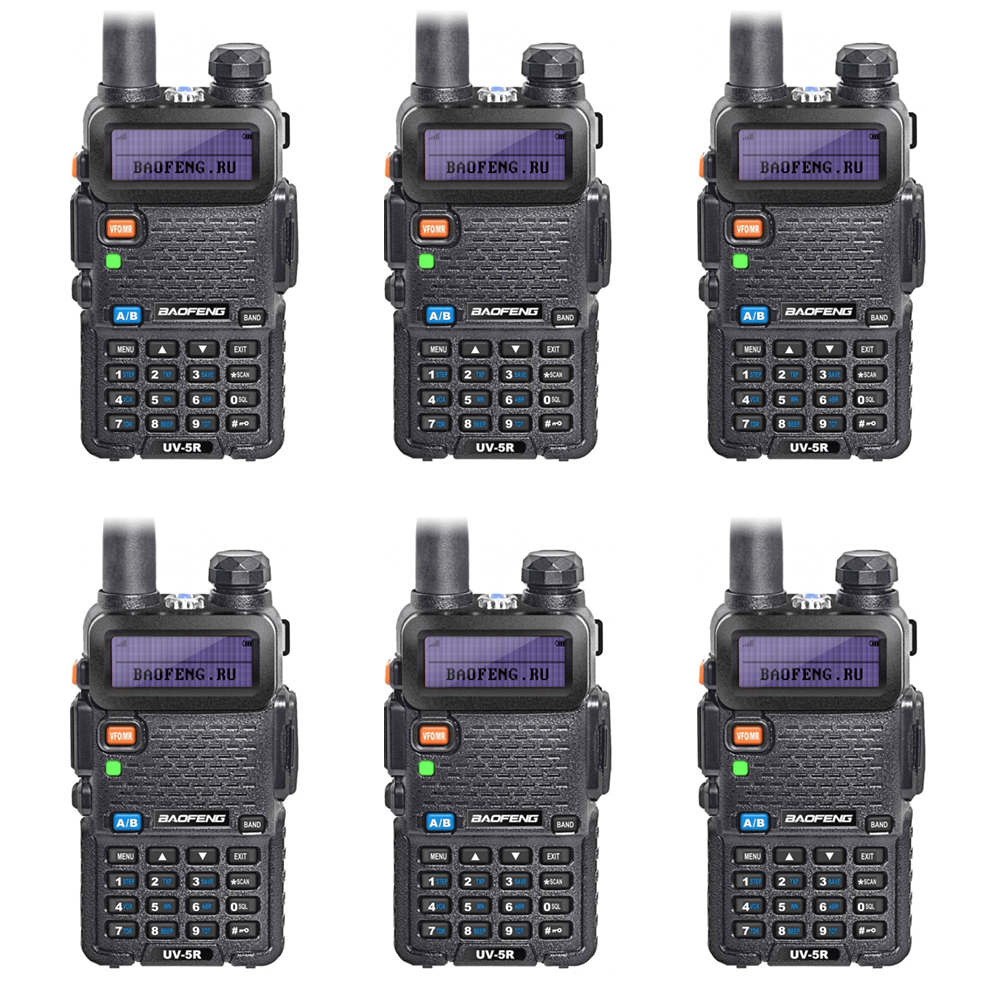 Купить Baofeng UV-5R 6 шт. 
