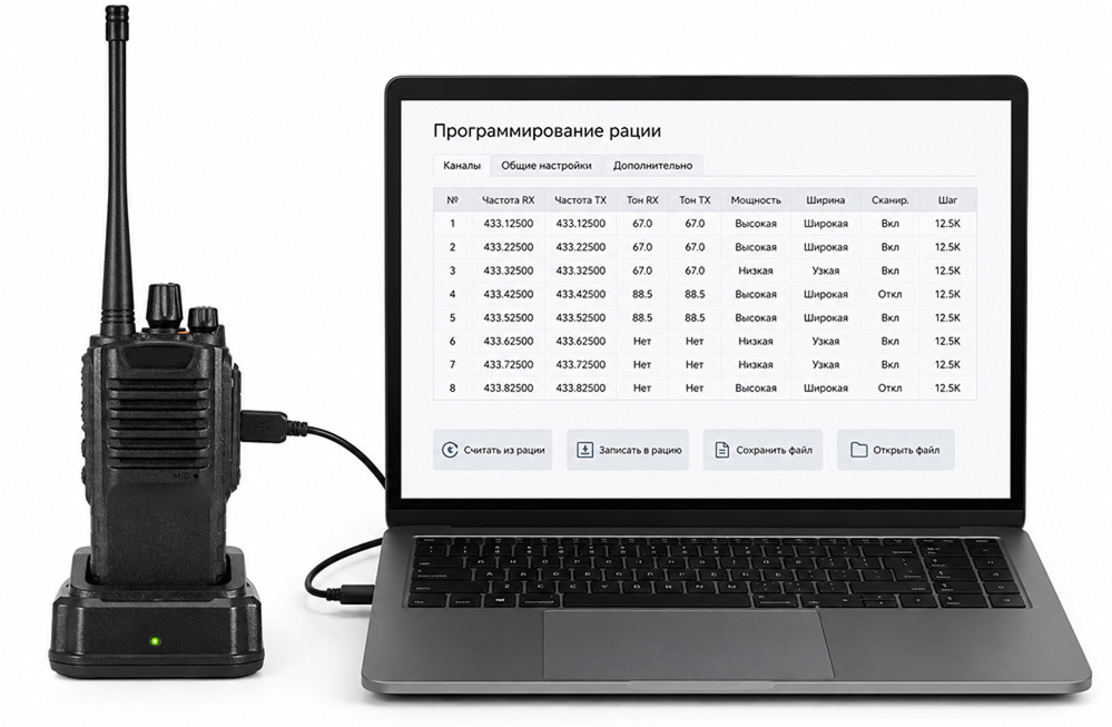 Услуга Настройка рации