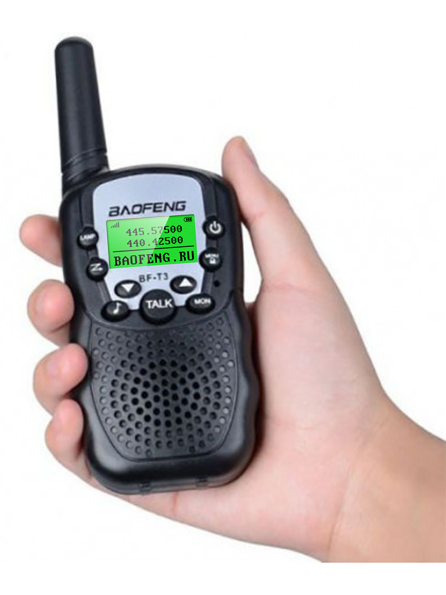 Комплект радиостанций Baofeng BF-T3 Black 2шт