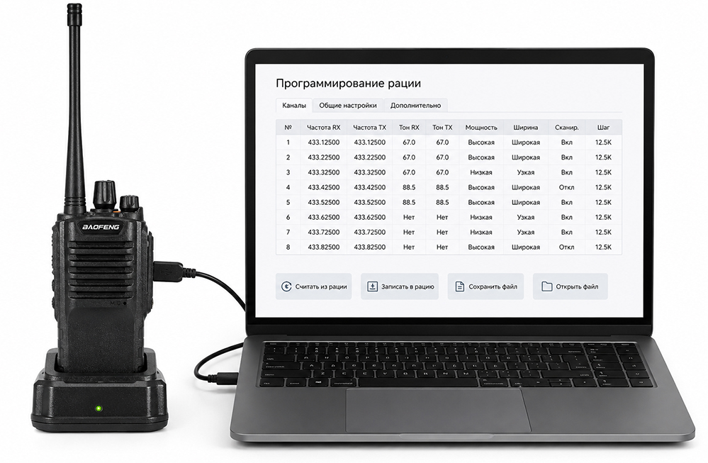 Услуга Настройка Рации