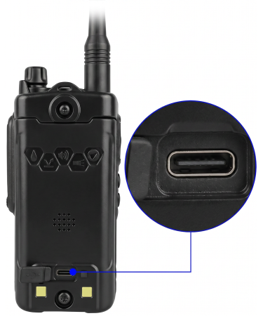 Baofeng UV-98 Pro 8W VHF/UHF IP68 Type-C
